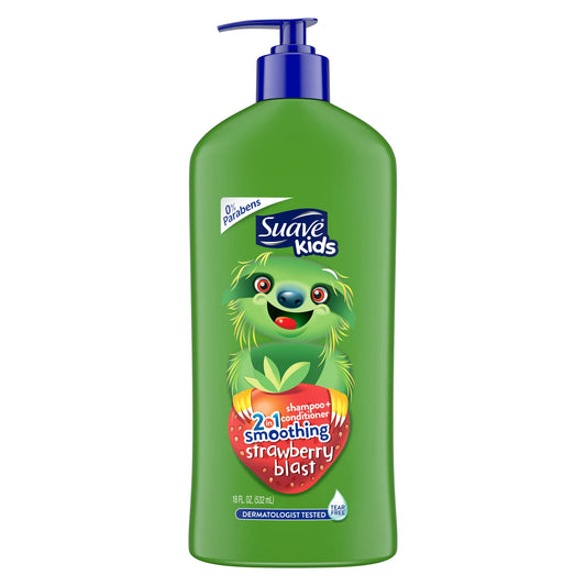 Suave Kids U.S.A Strawberry Blast 2in1 Shampoo, Conditioner 532ml